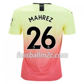 Fußballtrikots Manchester City Riyad Mahrez 26 Ausweich Trikotsatz 2019-2020